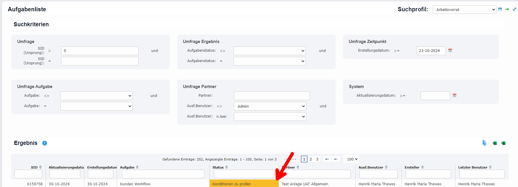 Ein Bild, das Screenshot, Text, Reihe, Software enthält.
Automatisch generierte Beschreibung